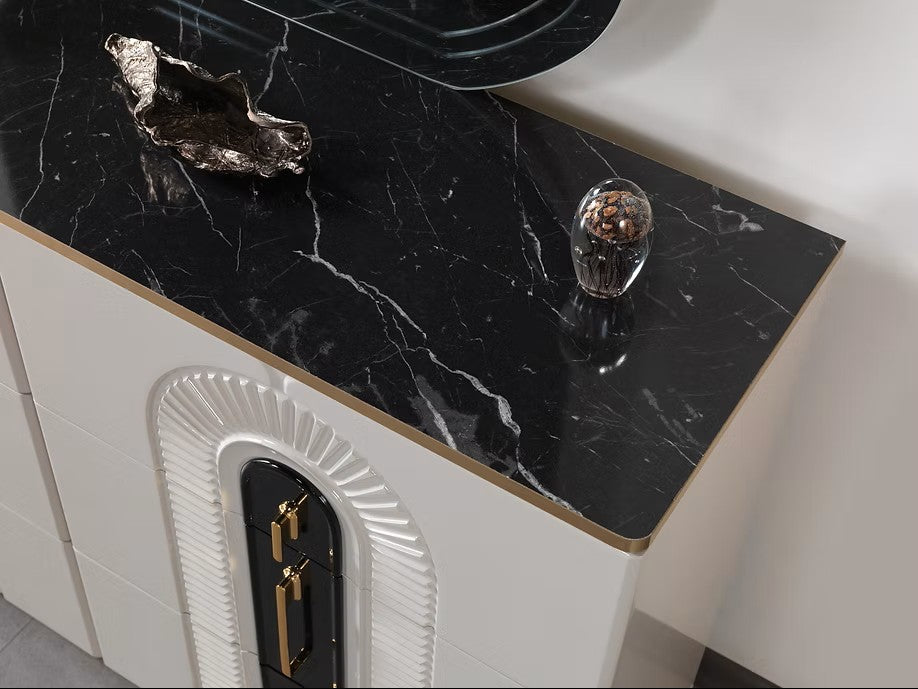 PORTO  BEDROOM SET QUEEN 5PCS