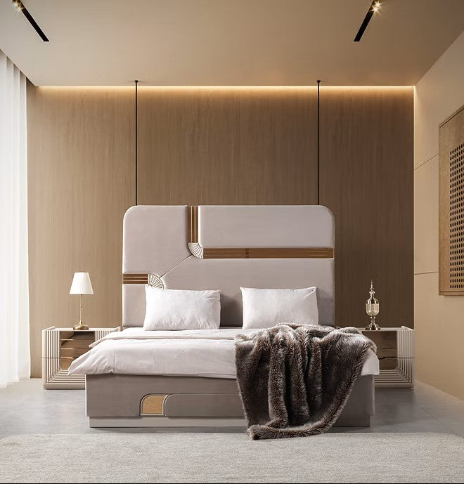 ZENNY BEDROON SET  QUEEN 5PCS